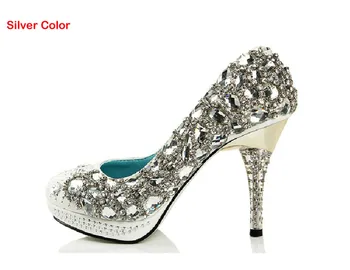 Sparkling Lady Party Prom Dress Shoes High Heel Wedding Dress Shoes Gorgeous Rhinestone Bridal Dress Shoe Crystal Plus Size
Sparkling Lady Party Prom Dress Shoes High Heel Wedding Dress Shoes Gorgeous Rhinestone Bridal Dress Shoe Crystal Plus Size