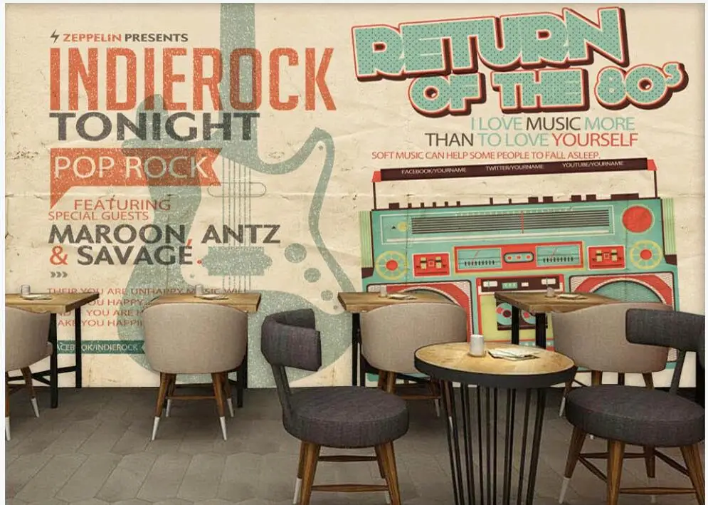 Custom mural on the wall 3d wallpaper Retro hand drawn radio bar coffee shop home decor photo wallpaper for living room
Custom mural on the wall 3d wallpaper Retro hand drawn radio bar coffee shop home decor photo wallpaper for living room
