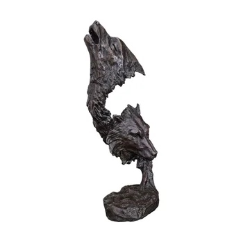 Couple Wolves Heads Statue Pure Bronze Wildlife Animal Bust Sculpture Figurine Art for Office Decor Gifts 
Couple Wolves Heads Statue Pure Bronze Wildlife Animal Bust Sculpture Figurine Art for Office Decor Gifts