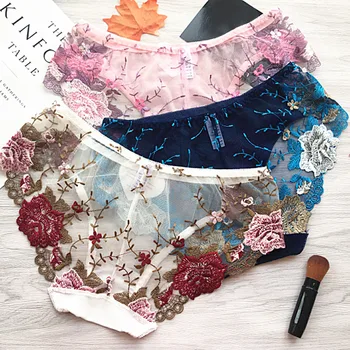 Pack of 4 Fashion Women Lingerie Panties Underwear Embroidery Briefs Lace TC21
Pack of 4 Fashion Women Lingerie Panties Underwear Embroidery Briefs Lace TC21