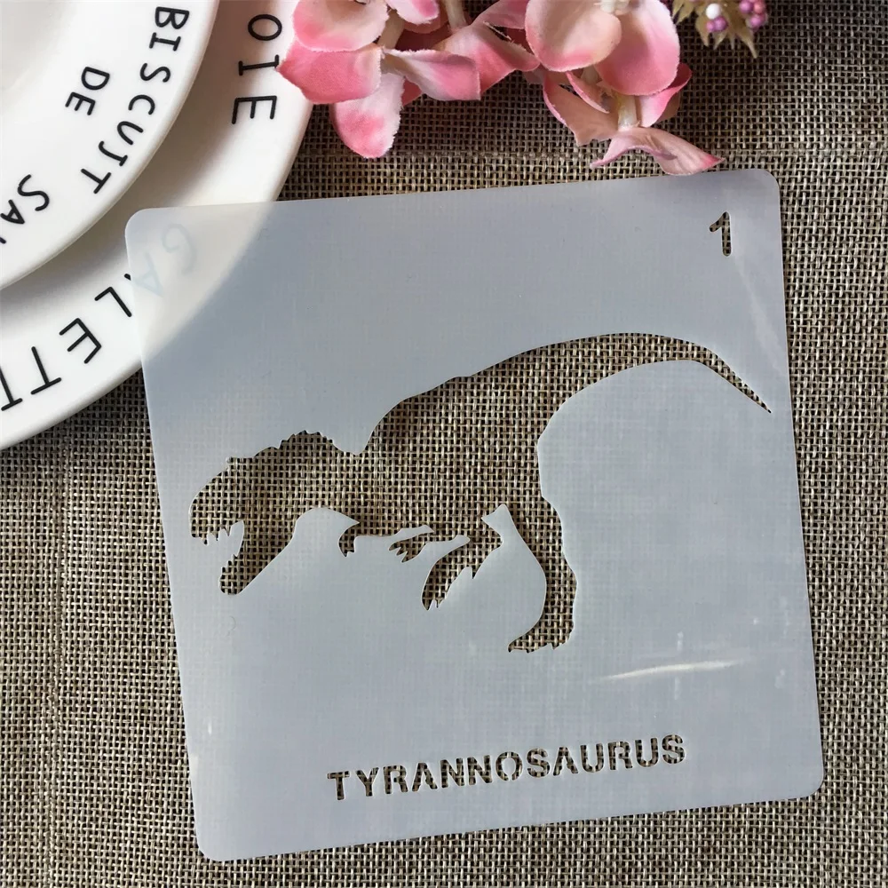 1Pcs 13cm Dinosaur Tyrannosaurus for Kids DIY Layering Stencils Painting Scrapbook Coloring Embossing Album Decorative Template
1Pcs 13cm Dinosaur Tyrannosaurus for Kids DIY Layering Stencils Painting Scrapbook Coloring Embossing Album Decorative Template