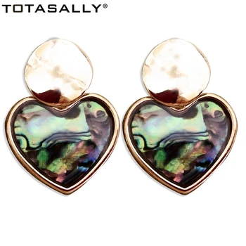 TOTASALLY New Women's Heart Earrings Trendy Abalone Shell Earrings Small Girl's Jewelry Deco Wholesale Gifts Dropship
TOTASALLY New Women's Heart Earrings Trendy Abalone Shell Earrings Small Girl's Jewelry Deco Wholesale Gifts Dropship