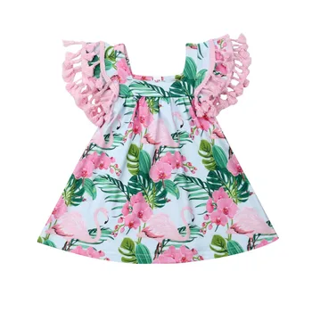 0-18M Cute Flamingo Baby Girls Dress Boho Beachwear Party Tassel Girl Dresses Sleeveless Printed A-Line Mini Dresses for Girls
0-18M Cute Flamingo Baby Girls Dress Boho Beachwear Party Tassel Girl Dresses Sleeveless Printed A-Line Mini Dresses for Girls