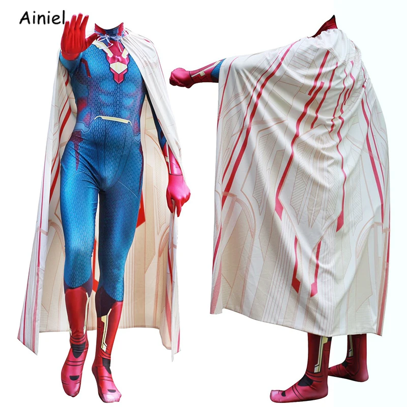 Ring Clark Kent Cosplay Costume Lycra Zentai Bodysuit Suit Jumpsuits Super Hero Cloak Men Kids |