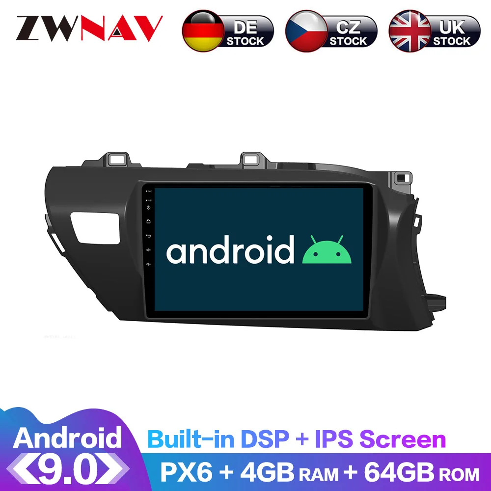 For Toyota Hilux Pick Up AN120 2015-2020 Android IPS Screen PX6 DSP Car No DVD GPS Multimedia Player Head Unit Radio Navi Audio
For Toyota Hilux Pick Up AN120 2015-2020 Android IPS Screen PX6 DSP Car No DVD GPS Multimedia Player Head Unit Radio Navi Audio