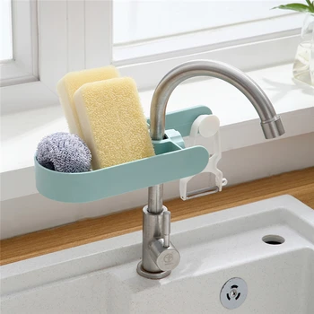 Plastic Faucet Drain Storage Rack Kitchen Sink Sponge Rack Bracket Rack Soap Box Shelf Hanging Storage Holder
Plastic Faucet Drain Storage Rack Kitchen Sink Sponge Rack Bracket Rack Soap Box Shelf Hanging Storage Holder