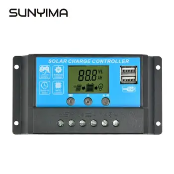 SUNYIMA 12V24V 15A LCD Solar charger Controller Dual USB Solar panels Battery Charger Regulator Switching Controller
SUNYIMA 12V24V 15A LCD Solar charger Controller Dual USB Solar panels Battery Charger Regulator Switching Controller