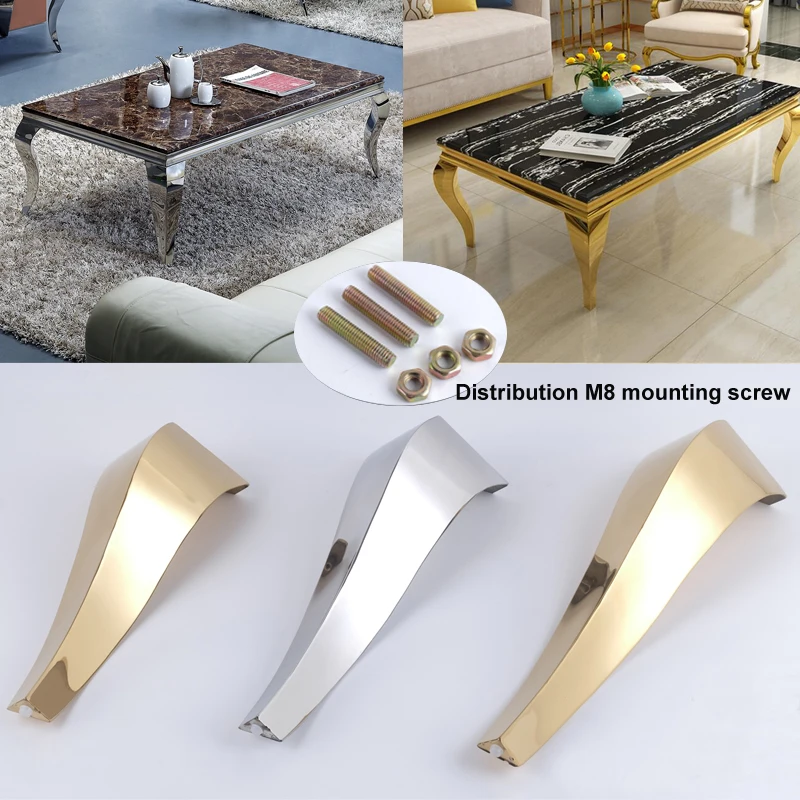 2pcs Stainless Steel Furniture Legs Snake-Shaped Table Cabinets Feet Sofa Bed TV Cabinet Feet Shiny Gold/Silver Furniture Feet
2pcs Stainless Steel Furniture Legs Snake-Shaped Table Cabinets Feet Sofa Bed TV Cabinet Feet Shiny Gold/Silver Furniture Feet