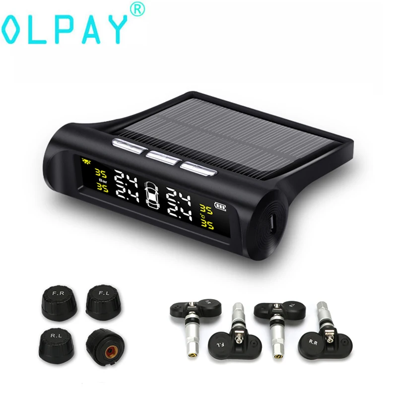 433.92MHZ TPMS USB Solar Car Psi C' display Tire Pressure Alarm Monitor Auto Security System Tyre Pressure Temperature Warning
433.92MHZ TPMS USB Solar Car Psi C' display Tire Pressure Alarm Monitor Auto Security System Tyre Pressure Temperature Warning