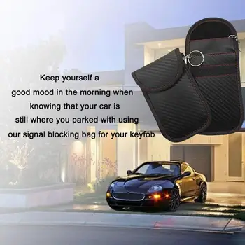 1pcs Signal Shielding Car Key Bag Scanning-proof Magnetic-proof Anti-theft Card Key Pack RFID Phone Signal Blocking Protector
1pcs Signal Shielding Car Key Bag Scanning-proof Magnetic-proof Anti-theft Card Key Pack RFID Phone Signal Blocking Protector