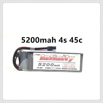 Infinity 5200mAh 4S1P 45C 14.8V LiPo Rechargeable Battery SY60 XT60 Plugs for RC FPV Multicopter Model Drone
Infinity 5200mAh 4S1P 45C 14.8V LiPo Rechargeable Battery SY60 XT60 Plugs for RC FPV Multicopter Model Drone