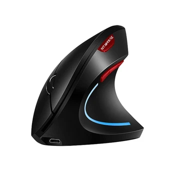 Ergonomics Wireless Vertical Mouse 2.4GHz Optical 2400 DPI 6 Buttons Mouse for Windows PC Laptop-Black
Ergonomics Wireless Vertical Mouse 2.4GHz Optical 2400 DPI 6 Buttons Mouse for Windows PC Laptop-Black