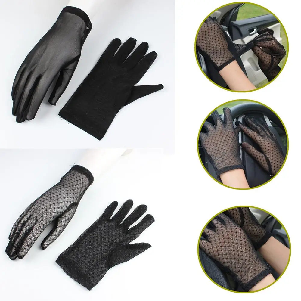 Black sexy fashion Women Lace gloves Party Sexy Gloves Summer Full Finger Sunscreen Gloves for Girls Breathable stretch Mittens
Black sexy fashion Women Lace gloves Party Sexy Gloves Summer Full Finger Sunscreen Gloves for Girls Breathable stretch Mittens