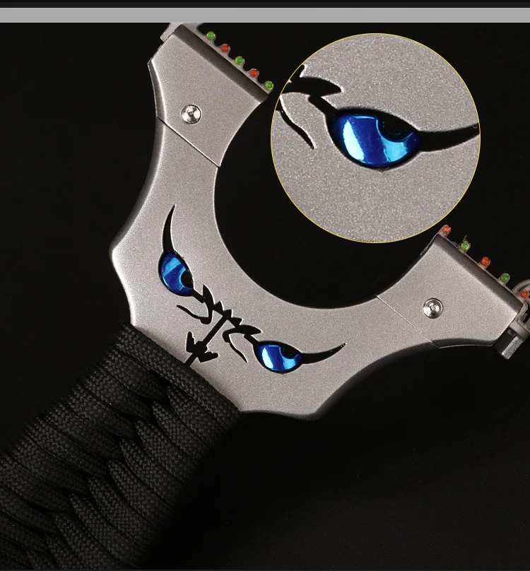 Devil Eye Metal Slingshot To Send Rubber Band Hunting Bow Outdoor Shooting Practice Bow Does Not Hit Bird Slingshot Archery
Devil Eye Metal Slingshot To Send Rubber Band Hunting Bow Outdoor Shooting Practice Bow Does Not Hit Bird Slingshot Archery