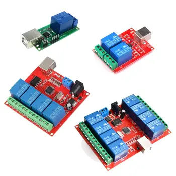 1 2 4 8 Channel USB Relay Control Switch Programmable Computer Control for Smart Home U1JE
1 2 4 8 Channel USB Relay Control Switch Programmable Computer Control for Smart Home U1JE