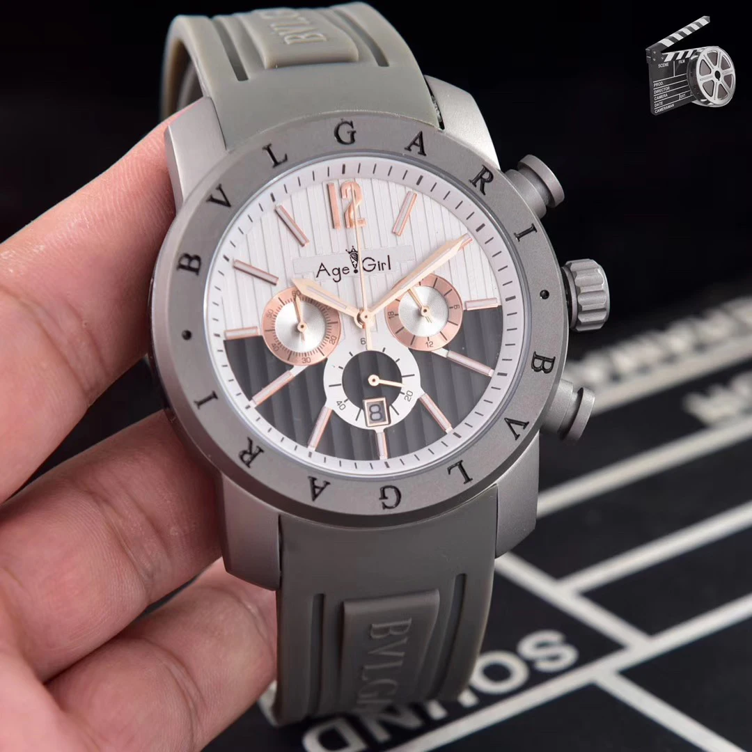 Luxury Brand New Men Titanium Grey Daydate Date Stainless Steel Japanese Quartz Chronograph Sapphire Watches Black Blue AAA+
Luxury Brand New Men Titanium Grey Daydate Date Stainless Steel Japanese Quartz Chronograph Sapphire Watches Black Blue AAA+