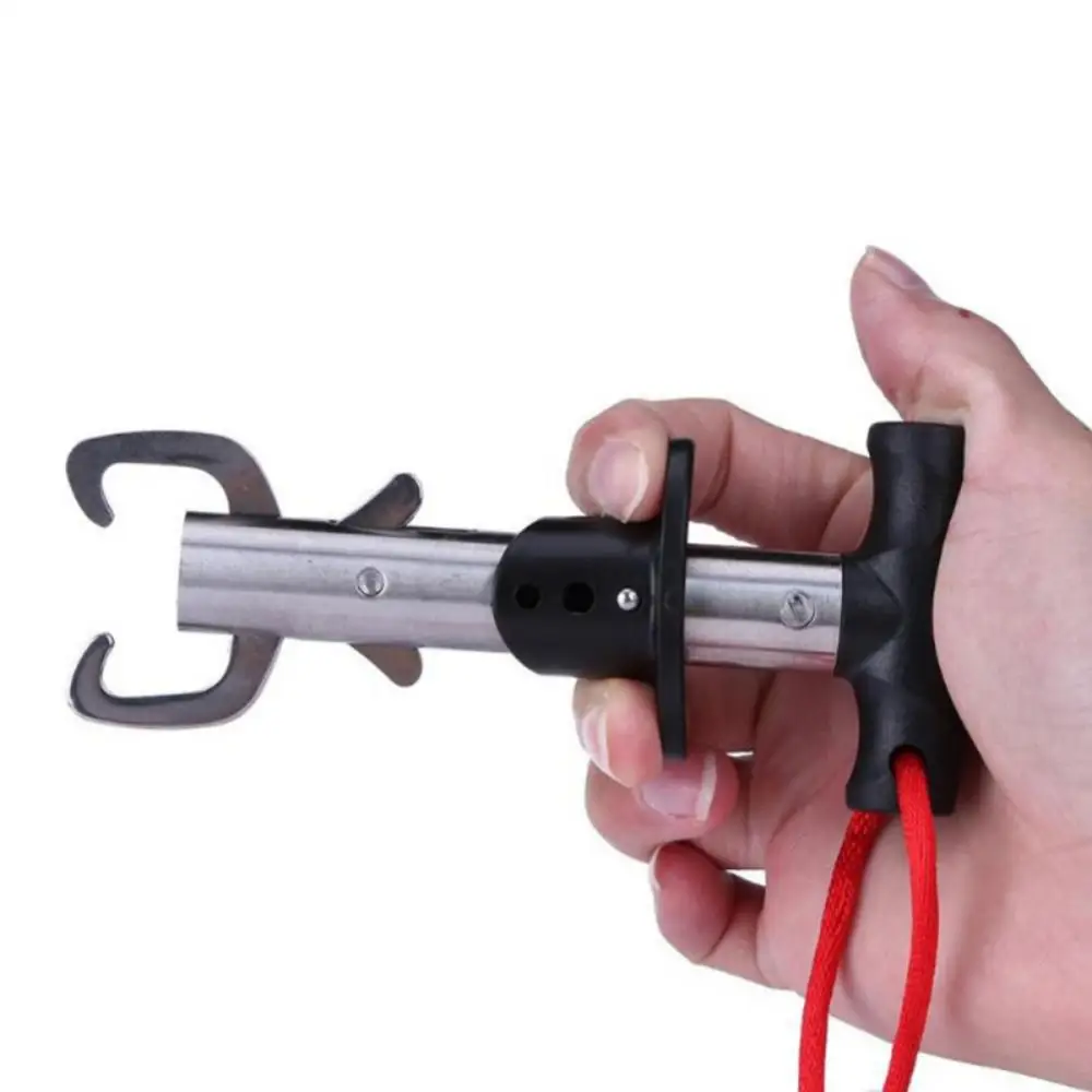 Stainless Steel Fishing Lip Grips Controller Pliers Grabber with Lanyard T-type Handle Trigger Gripper Tools
Stainless Steel Fishing Lip Grips Controller Pliers Grabber with Lanyard T-type Handle Trigger Gripper Tools