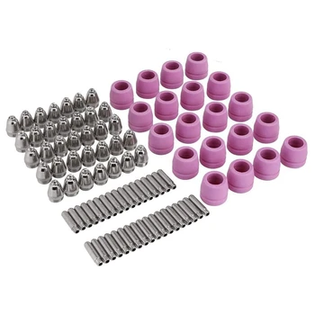 90Pcs Plasma Cutter Torch Consumables Electrode Nozzles Cups Kit For AG-60 Plasma Cutter
90Pcs Plasma Cutter Torch Consumables Electrode Nozzles Cups Kit For AG-60 Plasma Cutter