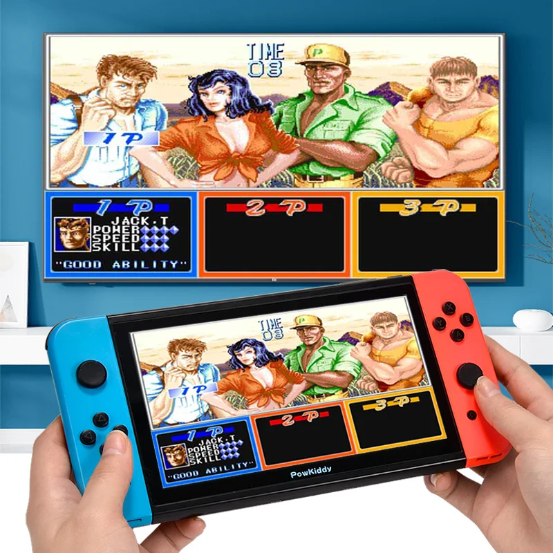 7 inch HD large screen retro arcade game console double color screen handheld game console joystick handheld X2 handheld
7 inch HD large screen retro arcade game console double color screen handheld game console joystick handheld X2 handheld