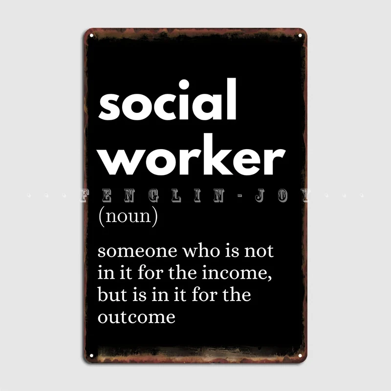 Social Worker Social Work Metal Plaque Poster Pub Club Bar Personalized Poster Tin Sign Poster
Social Worker Social Work Metal Plaque Poster Pub Club Bar Personalized Poster Tin Sign Poster