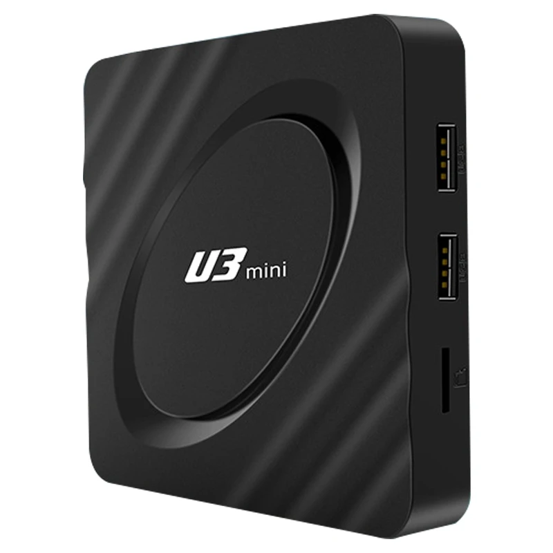 U3 Mini TV Box 4K HD Android 9.1 TV Box S905W 2+16GB Network Set-Top Box (EU Plug)
U3 Mini TV Box 4K HD Android 9.1 TV Box S905W 2+16GB Network Set-Top Box (EU Plug)