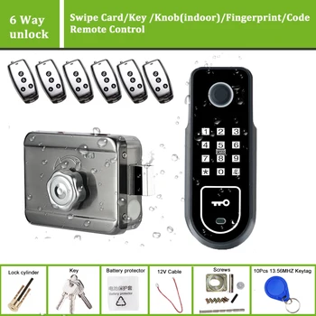 Wireless biometric lock apartment fingerprint lock easy to install smart lock AA battery lock anti theft swipe card lock
Wireless biometric lock apartment fingerprint lock easy to install smart lock AA battery lock anti theft swipe card lock