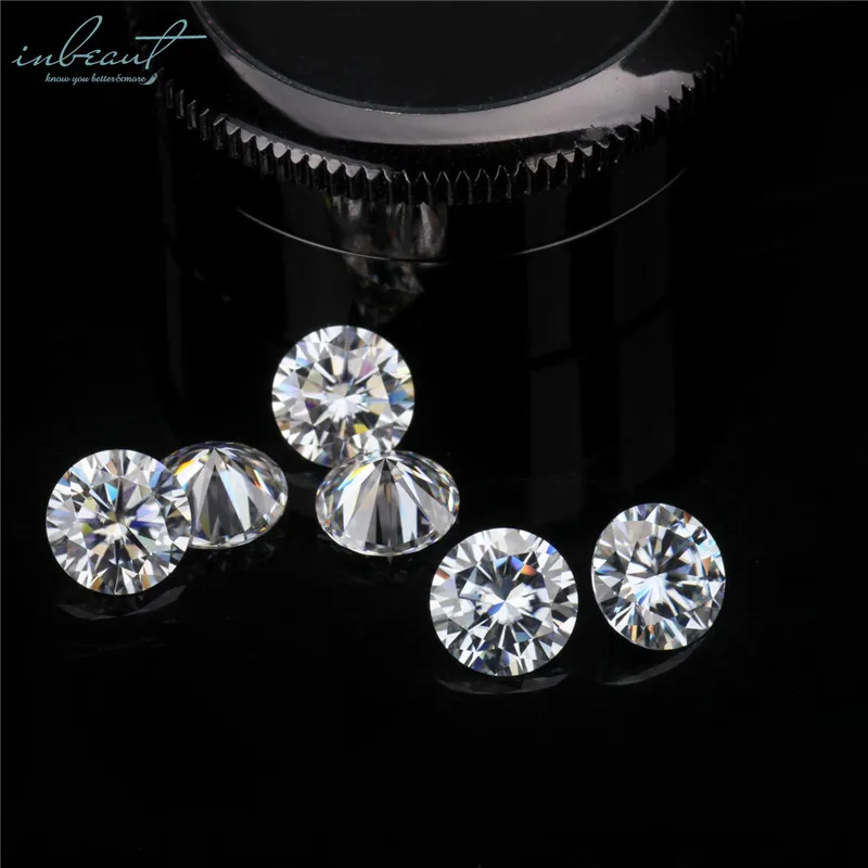 Бриллиантовый Ограненный бриллиант 1 карат D Цвет сверкающий Свободный Муассанит