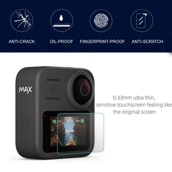 Tempered Glass Screen Protector For GoPro MAX Case Protection Protective Film For Go Pro 360 Housing Cover Accesorie Accessories
Tempered Glass Screen Protector For GoPro MAX Case Protection Protective Film For Go Pro 360 Housing Cover Accesorie Accessories
