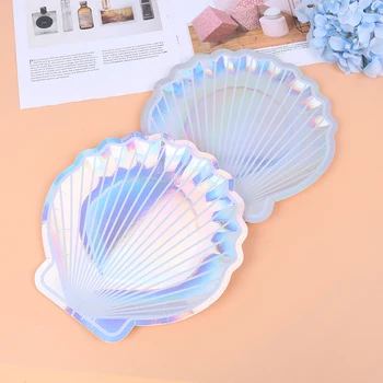 8Pcs Iridescent Sparkle Shell Paper Plates Party Dish Tableware Mermaid Theme Festival For Baby Shower Wedding Party Supplies
8Pcs Iridescent Sparkle Shell Paper Plates Party Dish Tableware Mermaid Theme Festival For Baby Shower Wedding Party Supplies