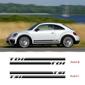 Sport Stripes Car Door Side Skirts Sticker For Volkswagen Beetle TSI TDI Turbo AT MT Racing Styling Auto Body Decor Vinyl Decal
Sport Stripes Car Door Side Skirts Sticker For Volkswagen Beetle TSI TDI Turbo AT MT Racing Styling Auto Body Decor Vinyl Decal