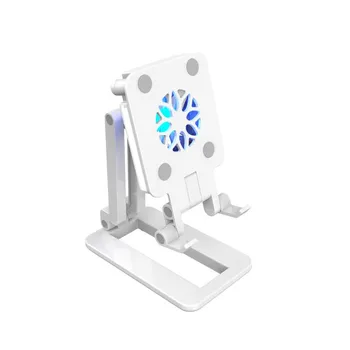 Adjustable Cell Phone Stand with Fan and Fill Light Desktop Holder Compatible for Smartphone Tablet and More Devices 
Adjustable Cell Phone Stand with Fan and Fill Light Desktop Holder Compatible for Smartphone Tablet and More Devices