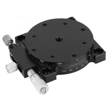 60x60mm RS60 R Axle Trimming Platform 360 Degree Rotation Linear Motion Manual Stage Displacement Fine-Tuning Sliding Table
60x60mm RS60 R Axle Trimming Platform 360 Degree Rotation Linear Motion Manual Stage Displacement Fine-Tuning Sliding Table