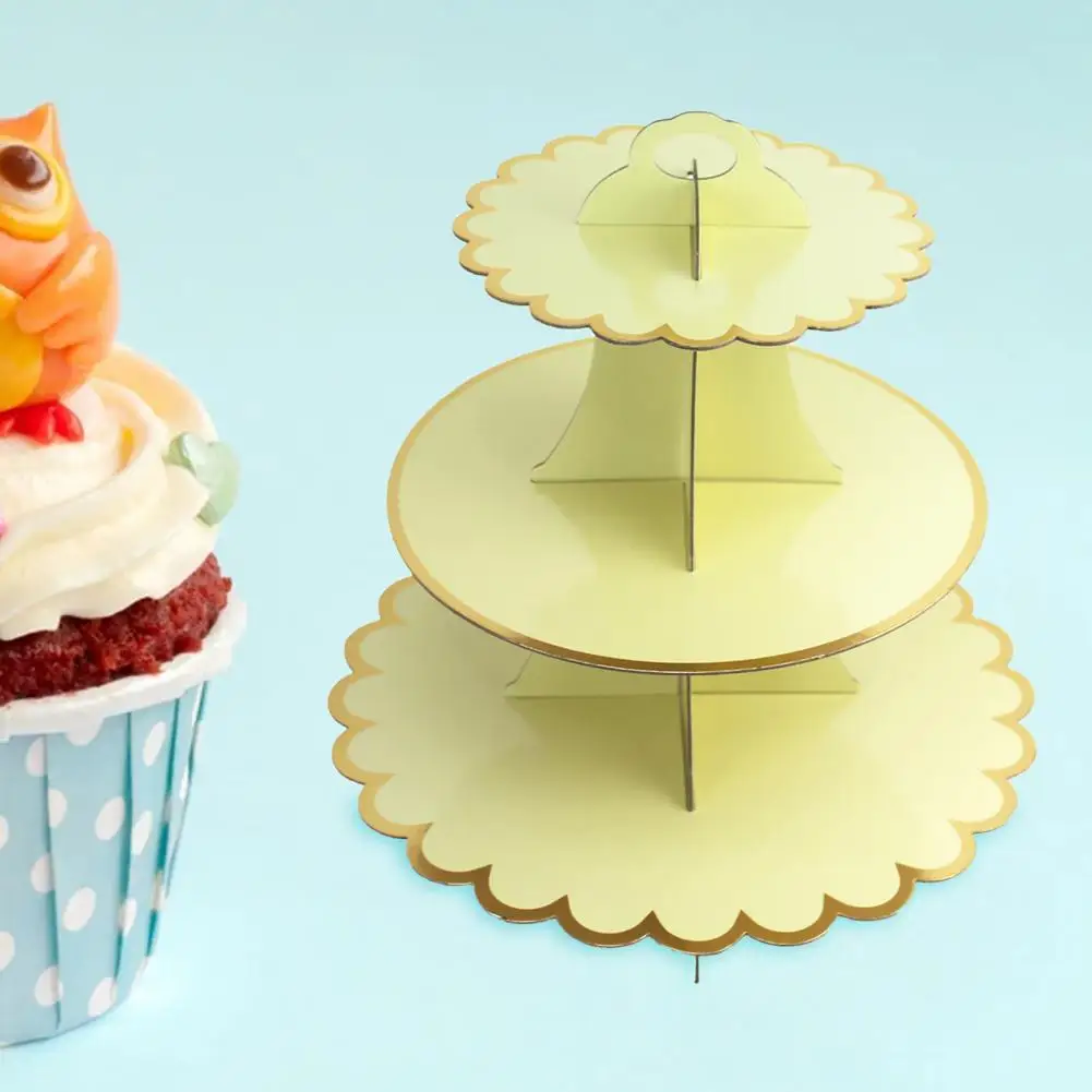 Cake Holder Stand Disposable 3 Layer Gilding Flower Edge Paper Cake Stand Plate Assemble Dessert Stand Plate формы для выпечки
Cake Holder Stand Disposable 3 Layer Gilding Flower Edge Paper Cake Stand Plate Assemble Dessert Stand Plate формы для выпечки