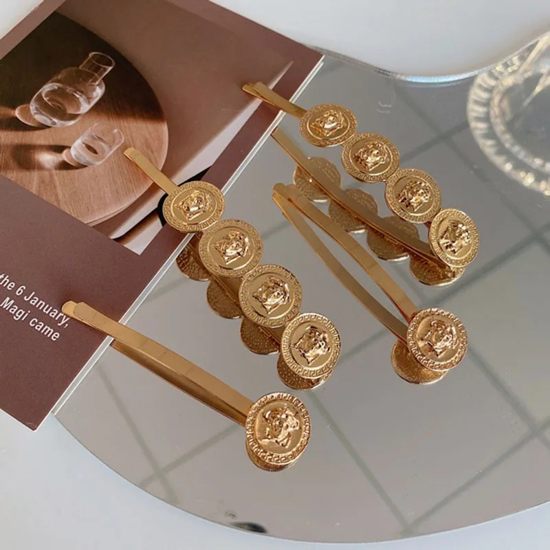 Fashion Gold Metal Geometry Round Hairpin Alloy Side Hair Clip Simple Hair Accessories for Women Girls Hairclip Headwear
Fashion Gold Metal Geometry Round Hairpin Alloy Side Hair Clip Simple Hair Accessories for Women Girls Hairclip Headwear