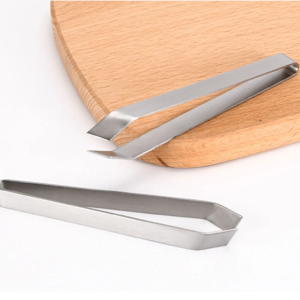 Description Picture 4 of itemStainless Steel Fish Bone Tweezers Remover Pincer Puller Tongs Pick-Up Seafood Tool Kitchen Tweezer