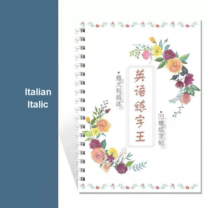 3D Round English Reusable Groove Calligraphy Copybook Erasable pen Learn Italian Italic Adults Art writing books Office supplise
3D Round English Reusable Groove Calligraphy Copybook Erasable pen Learn Italian Italic Adults Art writing books Office supplise