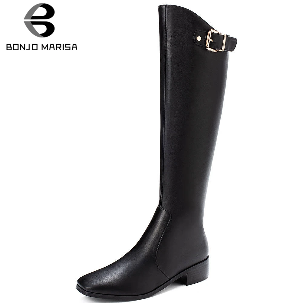 BONJOMARISA New 33-45 Knee High Riding Boots Women 2020 Brand Square Toe Knight Boots Ladies Chunky Heels Shoes Woman
BONJOMARISA New 33-45 Knee High Riding Boots Women 2020 Brand Square Toe Knight Boots Ladies Chunky Heels Shoes Woman