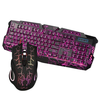 Adjustable 5500DPI Mouse 114Keys USB Wired Keyboard Gaming Keyboard Mouse Combo Anti-ghosting Colorful Backlit for Gamer Gaming
Adjustable 5500DPI Mouse 114Keys USB Wired Keyboard Gaming Keyboard Mouse Combo Anti-ghosting Colorful Backlit for Gamer Gaming