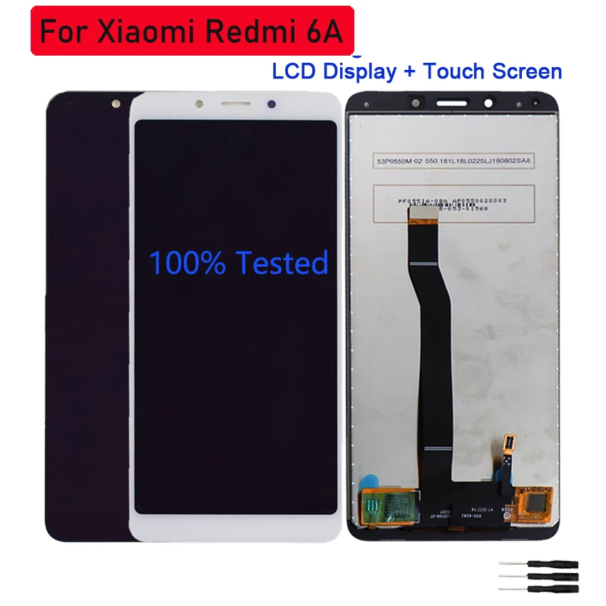 Оригинальный ЖК-экран для Xiaomi Redmi 6A ЖК-дисплей сенсорный экран дигитайзер в сборе