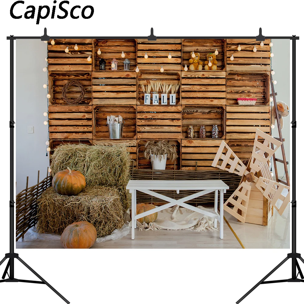 Capisco Fall Thanksgiving Photography Backdrop Harvest Autumn Pumpkins Baby Portrait Party Background Photo Studio Booth Props
Capisco Fall Thanksgiving Photography Backdrop Harvest Autumn Pumpkins Baby Portrait Party Background Photo Studio Booth Props