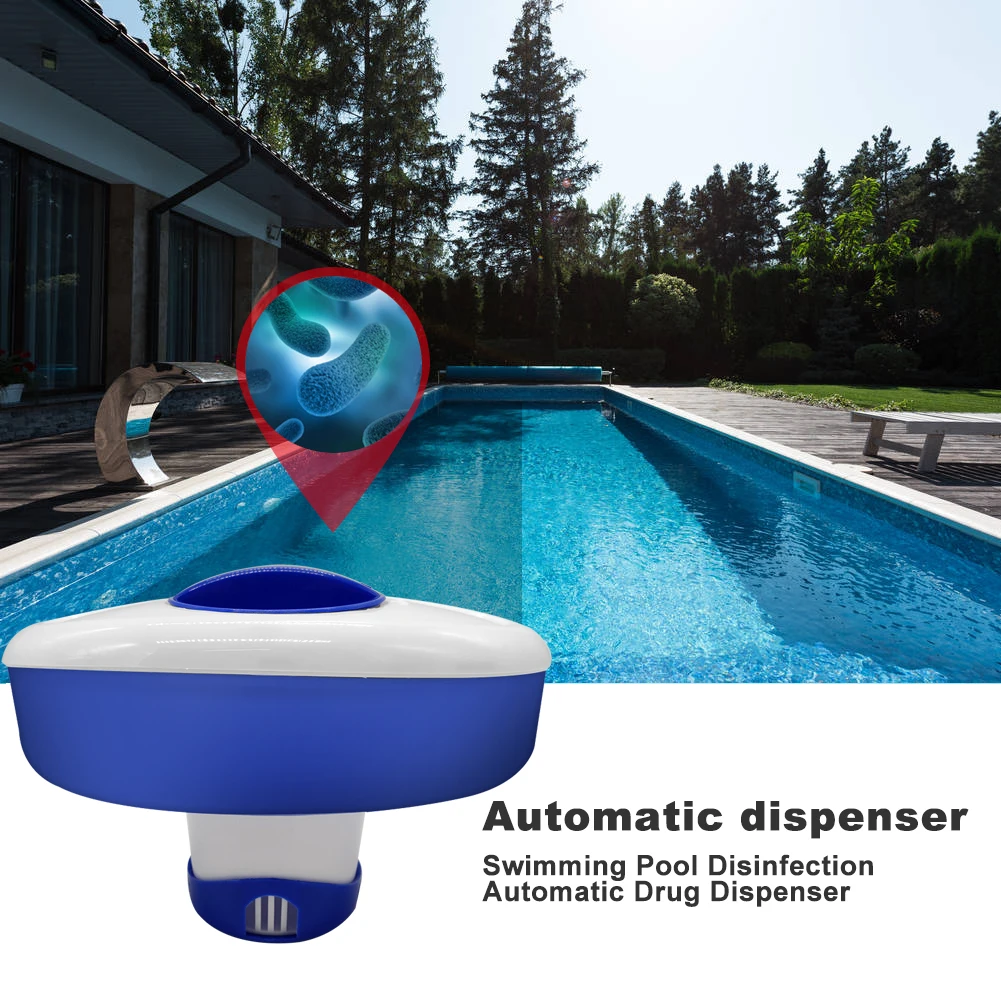 Swimming Pool Spa Pond Tub Accessories 10 inch Swimming Pool Chemical Dispenser Floating Tablet Automatic Applicator
Swimming Pool Spa Pond Tub Accessories 10 inch Swimming Pool Chemical Dispenser Floating Tablet Automatic Applicator