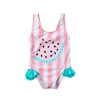 Baby Girls Swimwear Summer Watermelon Pink Striped Pattern Kids Swimming wear Children One Piece Bathing Suit Beach Wear
Baby Girls Swimwear Summer Watermelon Pink Striped Pattern Kids Swimming wear Children One Piece Bathing Suit Beach Wear