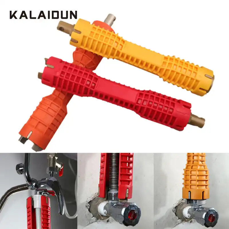 Kalaidun Wrench 8 In 1 Faucet And Sink Installer Double Head Water