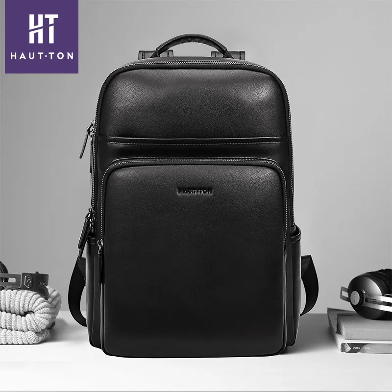 

Hautton/Haut Ton New Style Business Men Waterproof Backpack Outdoor Travel Computer Backpack Customizable Logo