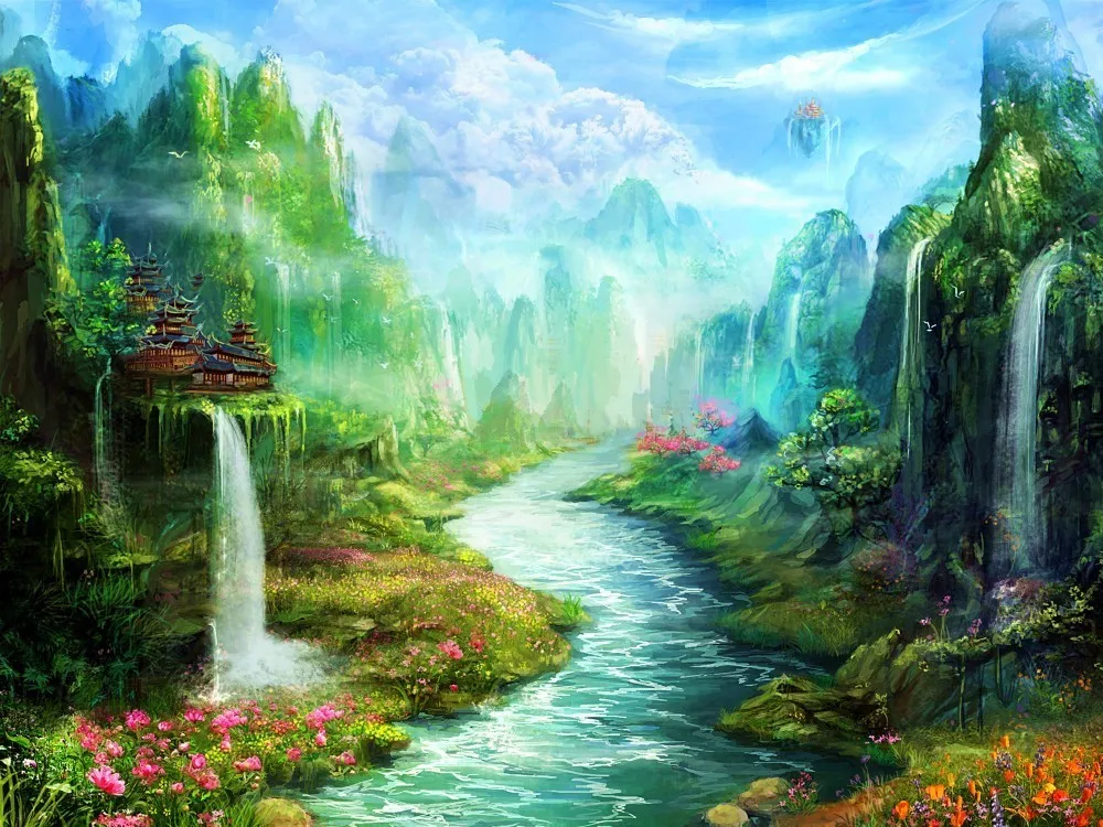 DIY Diamond Painting Scenery Waterfall Picture Of Round/Square Diamond Embroidery Display Waterfall Cross Stitch Decor Home
DIY Diamond Painting Scenery Waterfall Picture Of Round/Square Diamond Embroidery Display Waterfall Cross Stitch Decor Home