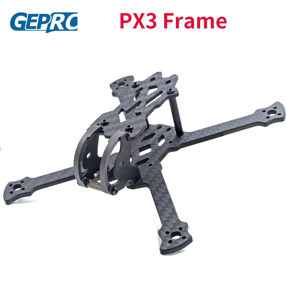 GEPRC GEP-PX3 3 Inch 140mm Wheelbase 3mm Arm 3K Carbon Fiber Frame Kit for RC Drone FPV Racing
GEPRC GEP-PX3 3 Inch 140mm Wheelbase 3mm Arm 3K Carbon Fiber Frame Kit for RC Drone FPV Racing