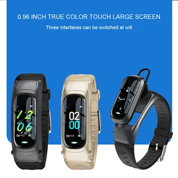 Smart Watch Headset Watch With Earphone Heart Rate Sleep Monitor Bluetooth Call Music Smart Watch For Business Sports Headset
Smart Watch Headset Watch With Earphone Heart Rate Sleep Monitor Bluetooth Call Music Smart Watch For Business Sports Headset
