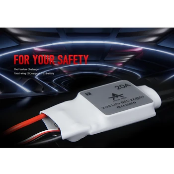 T-Motor 2-3S AT 20A ESC speed controller Fixed-wing ESC support BEC output For RC fixed-wing airplane RC Model
T-Motor 2-3S AT 20A ESC speed controller Fixed-wing ESC support BEC output For RC fixed-wing airplane RC Model