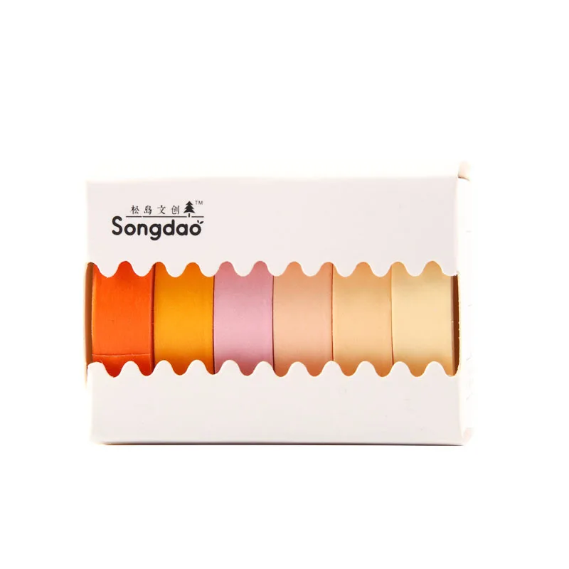 Autumn day basic series solid color and paper tape diary diary album decoration DIY washi tape masking tape
Autumn day basic series solid color and paper tape diary diary album decoration DIY washi tape masking tape