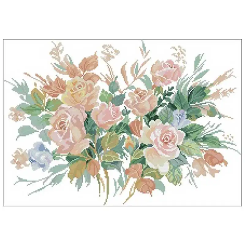 Flower patterns Counted Cross Stitch 11CT 14CT 18CT DIY Chinese Cross Stitch Kits Embroidery Needlework Sets home decor
Flower patterns Counted Cross Stitch 11CT 14CT 18CT DIY Chinese Cross Stitch Kits Embroidery Needlework Sets home decor